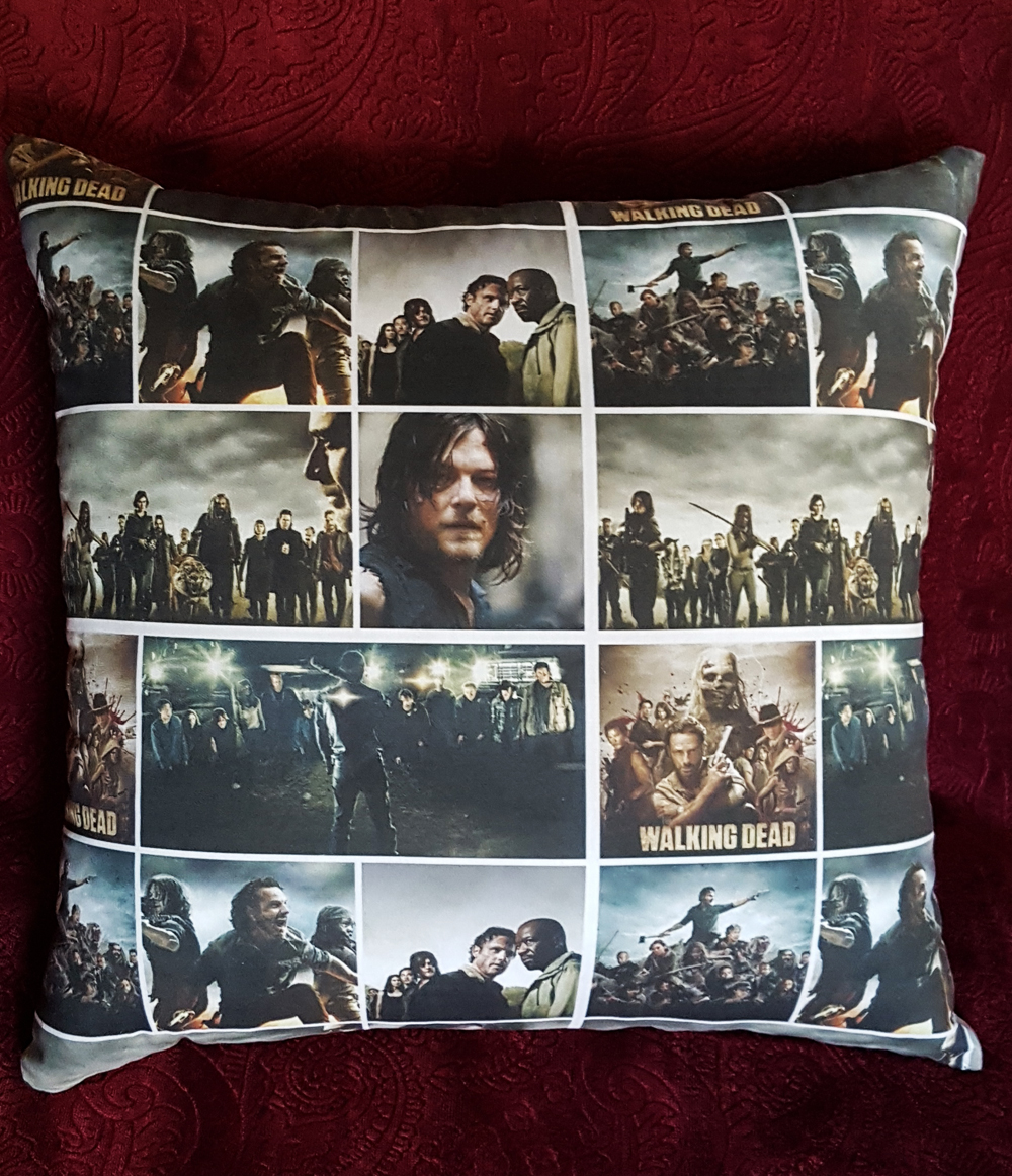 The Walking Dead Pillow Slashes And Stitches